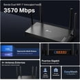 thumbnail image 3 of TP-Link Archer BE220 Router WiFi 7 Doble Banda Conectividad Avanzada para Streaming Trabajo Remoto y Hogar Inteligente, 3 of 8