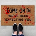 thumbnail image 2 of 1 PCS Halloween Doormat Blanket Welcome Home Front Door Decorations Halloween Decor Halloween Mat C, 2 of 4