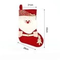 thumbnail image 3 of Large Christmas Stockings, Vintage Plush Santa Christmas Stocking with Sturdy Hanging Loop, Christmas Decorations for Fireplaces Wall Door Xmas Tree Decor by XSAOP, 3 of 9
