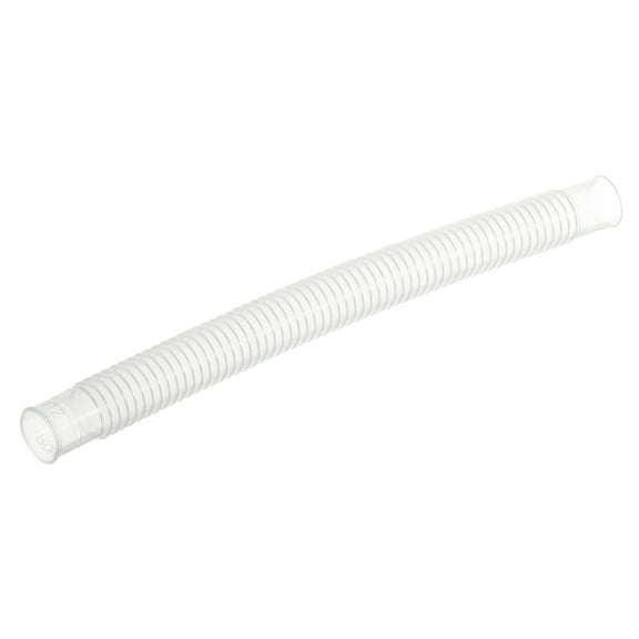 Uxcell Clear Washing Machine Drain Pipe 0.7Ft Drain Hose Corrugated Flexible
