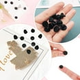 thumbnail image 5 of 200Pcs Silicone Brooch Findings Rubber Pin Backs Comfort Fit Tie Tack Black 10x8mm Hole: 1mm, 5 of 5