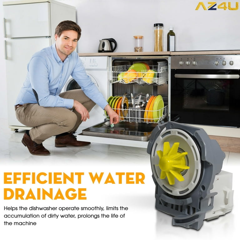 Dishwasher Drain Pump Motor Replacement For KitchenAid KDFE104DSS1