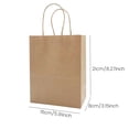 thumbnail image 3 of DKLYHW Kraft Shopping Bags, Brown Kraft Craft Gift Bags, Paper Gift Bags for Birthday Party Favors Wedding Sacks, 3 of 7