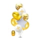 thumbnail image 4 of 8 Uds Globos De Pascua Suministros De Fiesta Látex Para Bautismo Hogar Religioso Oro Sunnimix globos de látex impresos de 12 pulgadas, 4 of 8