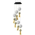 thumbnail image 3 of Epicgadget Solar Mobile Light Hanging Wind Chime Ball with Bells, Color Changing Outdoor Solar Garden Decorative Lights for Walkway Pathway Backyard Decoration Parties (Ball), 3 of 6