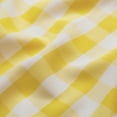 thumbnail image 3 of Aiking Home Tiers Small Window Treatment Curtain - 2-Panels Picnic Checkered Pattern Kitchen Curtain Tiers with 2.5-inch Rod Pocket, Polyester (28x24 inch, Yellow/White), 3 of 3