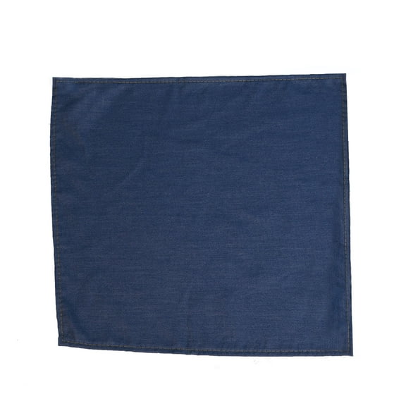 Balsa Circle 50 Dark Blue Faux 17" Denim Polyester Napkins Party Decorations