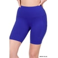 thumbnail image 1 of TheLovely Women & Plus Workout Yoga Running Compression Exercise Biker Shorts with Side Pockets, 1 of 4