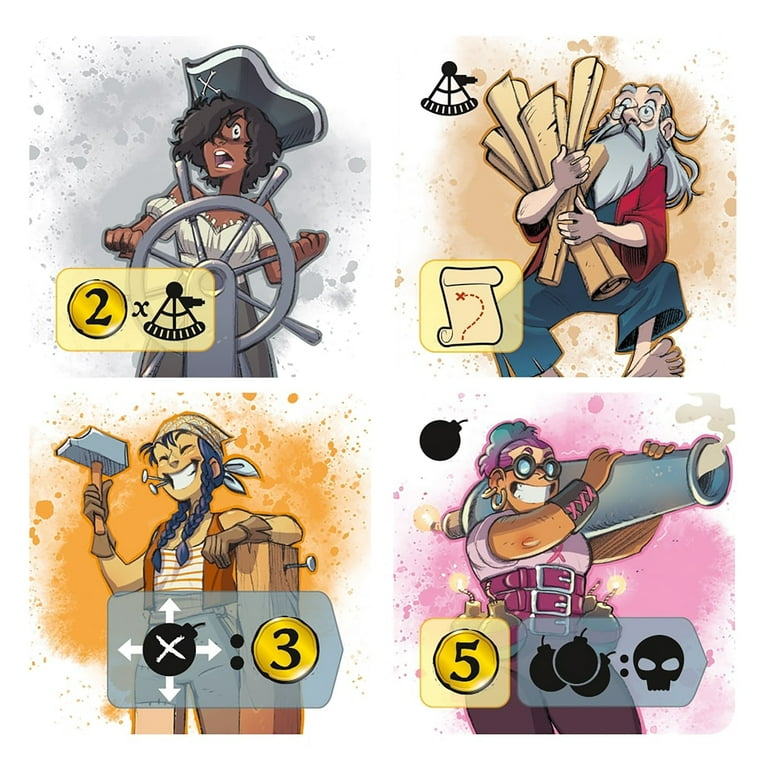 PlayPunk: Captain Flip - Board Game, Play As a Pirate Captain, Recruit Crew, Collect Coins, Family-Friendly Pirate Theme, Ages 8+, 2-5 Players, 20 Min PlayPunk: Captain Flip - Board Game, Play As a Pirate Captain, Recruit Crew, Collect Coins, Family-Friendly Pirate Theme, Ages 8+, 2-5 Players, 20 Min