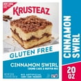 thumbnail image 2 of Krusteaz Gluten Free Baking Mix, Cinnamon Swirl Crumb Cake & Muffin Mix, Gluten Free With No Artificial Flavors, Colors Or Preservatives, 20 Ounce (Pack Of 3), 2 of 3