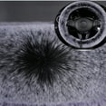 thumbnail image 3 of LNGOOR Car Steering Wheel Cover Universal for 15 inch Soft Fuzzy Warm Steering Wheel Cover, 3 of 5