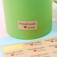 thumbnail image 2 of 120x Vintage Handmade With Love Package Label Kraft Adhesive Stickers Baking, 2 of 4
