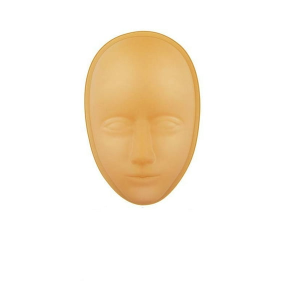 Ejercicio de bordado tridimensional 5D, base de cuero para hombre, delineador de cejas, práctica manual, imitación de silicona humana, imitación de piel facial humana.