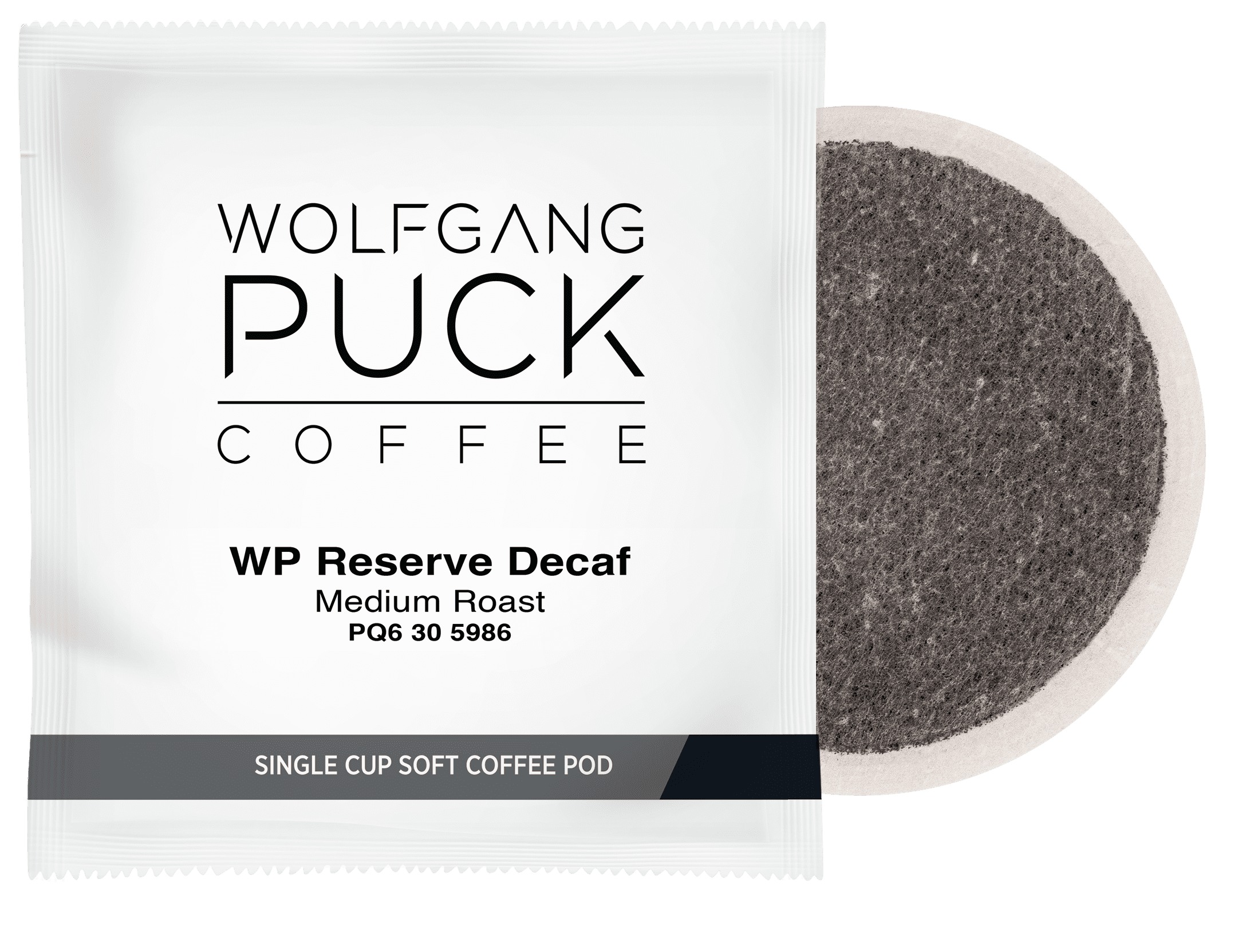 Wolfgang Puck Coffee Soft Pods, Chef's Reserve Decaf, 18 count (Pack of 6)