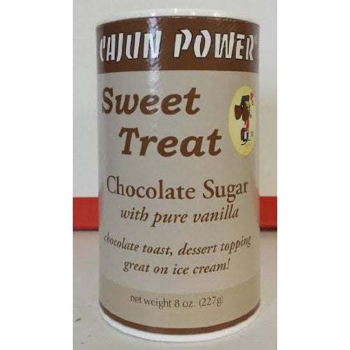Cajun Power Sweet Treat Chocolate Sugar with Pure Vanilla 8oz