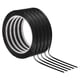thumbnail image 1 of Cinta para pizarra blanca Uxcell de 1/8" x 72 yardas, paquete de 5 cintas delgadas para borrado en seco, negra, 1 of 6
