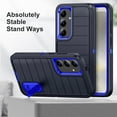 thumbnail image 6 of JTCASES for Samsung Galaxy S24 Plus 5G Case, Galaxy S24 Plus Phone Case with Built in Kickstand, Shockproof/DropProof Military Grade Protective Cover for Galaxy S24 Plus 6.7" 2024, Darkblue/Darkblue, 6 of 9