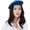 Blue, variant on Wool Beret Hat Warm Winter French Style KR9538