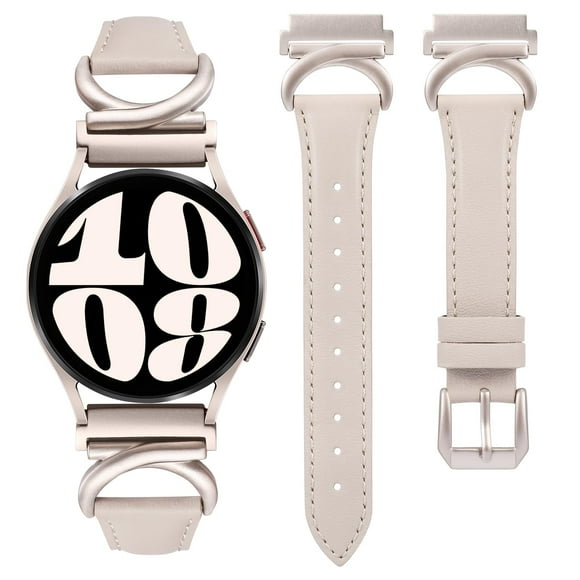 Correa de reloj Minyee Leather compatible con Samsung Galaxy 40 mm