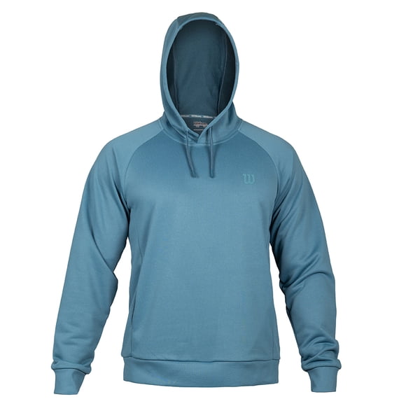 Sudadera Deportiva Wilson para Hombre Pulse Hoodie con Capucha Color Azul Talla M