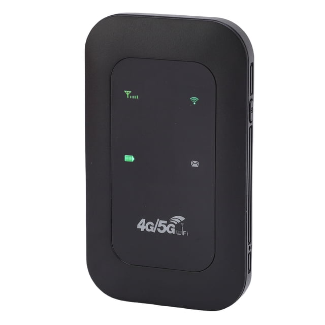 Enrutador Móvil 4G 5G, Enrutador Wifi Móvil 300Mbps Alta Velocidad 2100 Mah Batería para Negocios