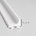thumbnail image 2 of 157in Shower Water Guard Strip, Dingrich Silicone Rubber Water Barrier 1pc, Bathtub Gap Water Barrier, Water Guard for Reduce Water Stains, Water Strip for Bathrooms, Sinks, Countertops - 4m White, 2 of 6