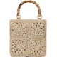 thumbnail image 1 of Bolso de mano pequeño XCF bolso de playa de paja para mujer 2024 plegable, 1 of 4