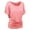 Pink, variant on Aboser Short Sleeve Dolman Tops for Women Summer Tunic Top Dressy Casual Crewneck T Shirts Trendy Ruched Basic Shirt Loose Fit Plain Tshirts