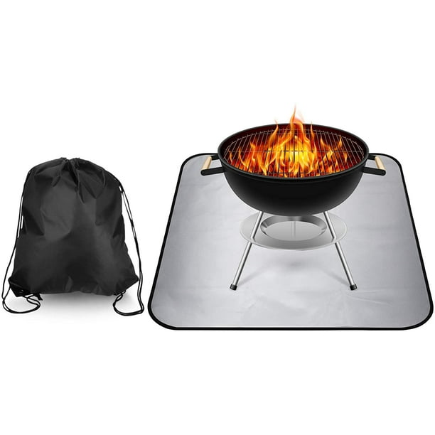 Deck protect fire pit mat & rack new arrivals