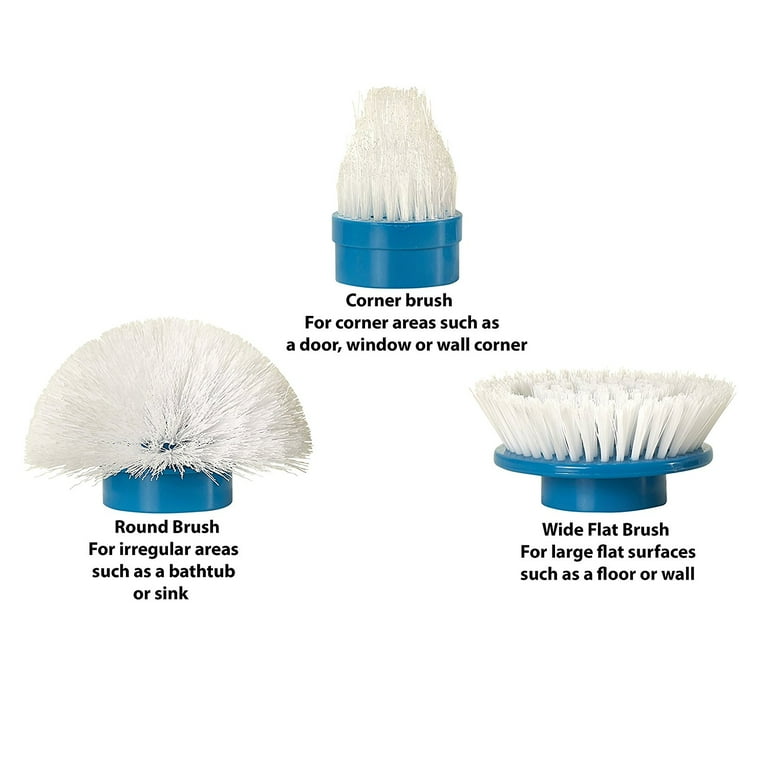 Hurricane Spin Scrubber Replacement Brush Heads - Multi-Function Set Of 3  Heads on eBid United States
