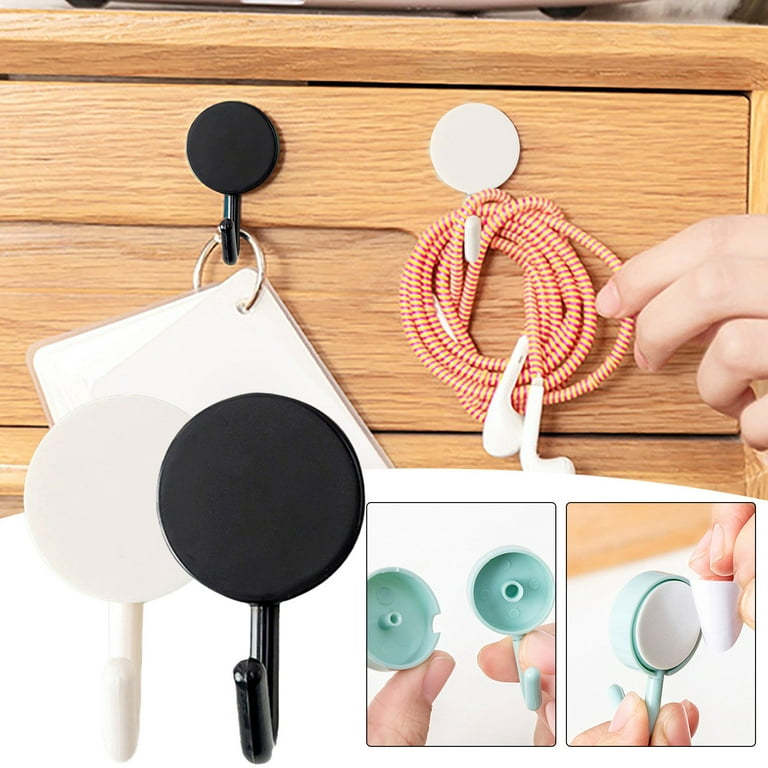 Zainafacai Command Hooks Seamless Shower Adhesive Hooks No Drilling or  Installation Required Suitable for Bathroom Kitchen Hotel Household  Supplies