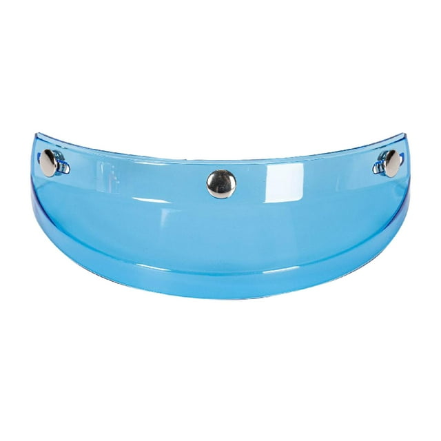 Visière de Pointe, Protecteur Rétro à 3 Boutons-Pression pour s avec 3 Boutons, Remplacement, Facile à Installer Bleu Transparent