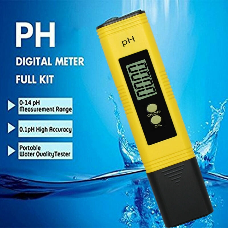 Electric Digital PH Meter Tester Pocket Water Hydroponics Pen Aquarium Pool Test 