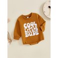 thumbnail image 3 of Suealasg Baby Boy Fall One Piece Clothes 3 6 12 18 Months Infant Boy Long Sleeve Letter Print Romper Bodysuit Autumn Playsuit Clothing for Newborn Boy, 3 of 7