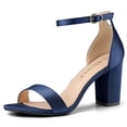 thumbnail image 1 of Women's Ankle Strap Chunky Heels Sandals, 1 of 7