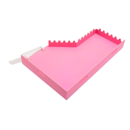 Suodoka Hamster Platform Safe Exercise Toy Plastic Standing Ladder L Type (10.63 in / 27 cm) for Guinea Pig Chinchilla Cage Accessories
