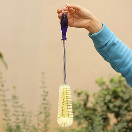 

Long Handle Flexible Bottle Cleaning Brush Kitchen Teapot Cleaner Tool