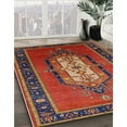 thumbnail image 3 of Ahgly Company Machine Washable Indoor Rectangle Industrial Modern Red Area Rugs, 2' x 4', 3 of 7