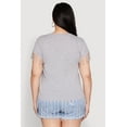 thumbnail image 5 of Womens Plus Size Fringe Tee, 5 of 5