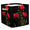 Multicolor 4, variant on CURLYOOT Red Chili Pepper Cube Storage Bin, 13 x 13 x 13 Storage Cube Bins for Organizing, Mexican Chilli Fabric Foldable Closet Baskets with Handles for Closet, Shelves, Clothes
