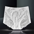 thumbnail image 2 of Womens High Waist Plus Size Lace Panties Seamless Butt Lift Lace Briefs, 2 of 3