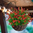 thumbnail image 3 of Sinhoon  6pcs Artificial Flowers Outdoors, UV Resistant Plastic Flower Plants for Outdoor, Faux Flowers in Bulk for Garden Patio Porch Window Box Home Wedding Décor, 3 of 9