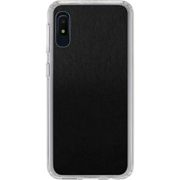 Skinit Textures Black Brushed Steel Texture Galaxy A10e Clear Case