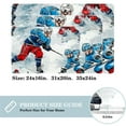 thumbnail image 2 of Ice Hockey Elegant Polyester Indoor Rug, Non-Slip Chair Rug, Machine Washable Floor Rugs, 2 of 6