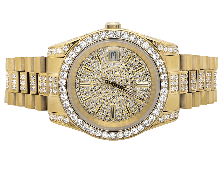 simulated diamond watches mens