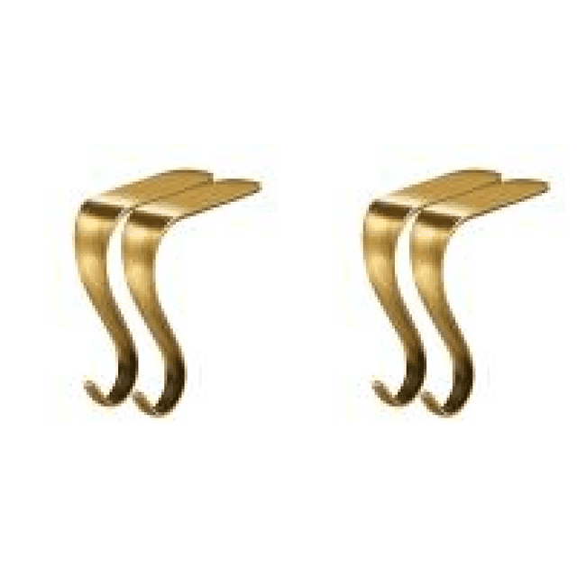 Ganchos para Soportes Calcetines Navideños Multiusos Decoraciones Nuevo (2 Unidades)