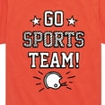 thumbnail image 3 of Instant Message - Go Sports Team - Toddler & Youth Short Sleeve Graphic T-Shirt, 3 of 6