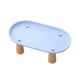 thumbnail image 3 of Comedero elevado con soporte para cuencos de comida y agua para gatos y perros. Azul 24cmx13cm, 3 of 9