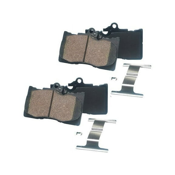 Front Brake Pad Set - Compatible with 2007 - 2011, 2013 - 2020 GS350 2008 2009 2010 2014 2015 2016 2017 2018 2019