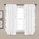 thumbnail image 1 of Lush Decor Reyna - Juego de Paneles de Cortina de Ventana con Volantes, par, 54 Pulgadas de Ancho x 63 Pulgadas de Largo, Blanco, Juego de Cortinas fluidas, Cortinas románticas con Volantes para, 1 of 15